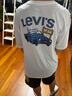 Levi's【涼感透氣】李維斯兒童男童小汽車(chē)短袖T恤2025夏季透氣童裝 明亮白 160 /80 【建議身高158-170cm】 曬單實(shí)拍圖