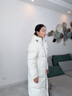 波司登25年冬羽絨服男女超長款過膝連帽90絨保暖七夕禮物面包服 曬單實拍圖