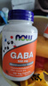 諾奧Now Foods GABA伽馬氨基丁酸膠囊美國原裝500mg 含維生素B6支持神經(jīng)遞質(zhì)調(diào)節(jié) 伽馬氨基丁酸100粒 曬單實拍圖