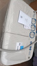 美的（Midea）半自動(dòng)雙桶洗衣機(jī) 8公斤洗+5.5脫水雙缸波輪 老人簡(jiǎn)易操作 品質(zhì)電機(jī)小巧不占地 租房宿舍必備 二級(jí) MP8DS136 曬單實(shí)拍圖