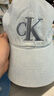 Calvin KleinJeans25春夏新款男女同款經(jīng)典復(fù)古ck刺繡牛仔棒球帽禮物4G5007G 曬單實(shí)拍圖