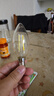 飛利浦（PHILIPS） E14小螺口燈泡小頭節(jié)能燈球泡照明吊燈家用迷你球泡水晶燈壁燈 LED【復古型】E14小螺口【4W】 白光6500K 曬單實拍圖