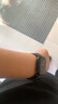 Apple/蘋果 Watch Series 10 智能手表蜂窩款46毫米亮黑色鋁金屬表殼濃墨色回環(huán)式運動表帶MWYL3CH/B 曬單實拍圖