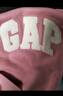 Gap女裝LOGO碳素軟磨抓絨衛衣寬松運動(dòng)上衣634638 粉色 165/84A(M) 亞洲尺碼 曬單實(shí)拍圖
