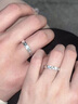 Cindy Kelly輕奢精致999戒指純銀情侶實用對戒送老婆結(jié)婚紀(jì)念生日禮物女生 滿天星情侶戒 曬單實拍圖