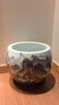 傲世景德鎮(zhèn)陶瓷器聚寶盆工藝品客廳擺件開業(yè)喬遷新居禮物辦公室裝飾品 寧靜致遠聚寶盆（配底座+證書） 曬單實拍圖