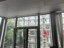 羊洋居免打孔伸縮桿窗簾桿子單桿窗簾支架升縮羅馬桿陽(yáng)臺晾衣桿衣架撐桿 升級珍珠白-加粗33管徑 可伸縮：0.4-0.55米+10環(huán)-秒安裝 曬單實(shí)拍圖