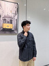 波司登（BOSIDENG）2025新款輕薄羽絨服男短款90絨翻領(lǐng)通勤寬松保暖外套B250135319 玄巖黑|8F37 M 175/96A 體重約130-140斤 曬單實(shí)拍圖