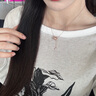 春淺925銀小蠻腰流蘇項(xiàng)鏈女生日禮物小眾設(shè)計(jì)感女士鎖骨鏈時(shí)尚吊墜 曬單實(shí)拍圖