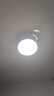 美的（Midea）風(fēng)扇燈餐廳吊扇燈led臥室燈隱形扇葉遙控三防燈具熟睡風(fēng)包安裝 曬單實(shí)拍圖