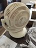 美的電風(fēng)扇家用小型迷你多檔可調輕音扇遠程遙控預約定時(shí)臺扇辦公室宿舍桌面扇3D立體搖頭轉頁(yè)扇空氣循環(huán)扇 新款循環(huán)扇FGA18TK白色 曬單實(shí)拍圖