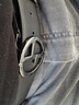 阿瑪尼（ARMANI）GA 新品 男士GA搭扣可裁剪雙面旋轉(zhuǎn)皮帶腰帶4cm Y2S452 YSR3X 85460 黑色/深棕褐色 曬單實拍圖