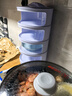 北杉（BEiSHAN） 廚房菜罩家用多層保溫飯菜收納盒帶蓋密封食品罩可拆洗防塵罩 五層【一高四底】密封菜罩 曬單實(shí)拍圖