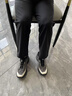 LOUISPRO鞋子男鞋2025新款運動鞋夏季透氣網(wǎng)面鞋男士休閑鞋軟底跑步鞋男 黑色 42 【皮鞋碼】 曬單實拍圖