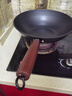 炊大皇 炒鍋鐵鍋 健康無涂層蜂窩紋32cm 家用炒菜鍋玄鐵XT32CGH 曬單實(shí)拍圖