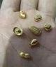 領(lǐng)豐金（LING FENG GOLD）足金AU9999金豆豆黃金真金豆子送女友禮物收藏儲值小金豆子投資 金愛心1g/顆（帶國檢證簽） 曬單實拍圖