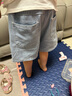小豬班納兒童夏裝牛仔短褲男女童2025夏季新款涼爽耐磨時髦速干褲子童裝 【夏日薄款蝴蝶結(jié)短褲】淺藍 120 【推薦37-45斤】 曬單實拍圖