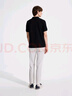 比音勒芬（Biemlfdlkk）【冰氧吧】2025春夏新款男休閑上衣多色抗菌涼感舒彈短袖POLO衫T 07黑色 4XL （125） 曬單實拍圖