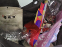 拜杰水果盤零食盤家用果盤客廳干果盤托盤糖果堅果盤透明白2只裝 曬單實拍圖
