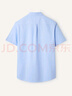 HLA海瀾之家短袖襯衫男夏季輕商務(wù)經(jīng)典系列純棉時(shí)尚襯衫男 曬單實(shí)拍圖