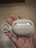 韶音（SHOKZ）適用OpenDots ONE E310專用充電盒保護(hù)殼無線藍(lán)牙耳機(jī)防滑防摔硅膠收納盒帶掛鉤 白色 曬單實(shí)拍圖