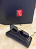 雷朋（RayBan）太陽(yáng)鏡雙梁戶(hù)外墨鏡時(shí)尚顯臉小駕駛眼鏡0RB3724D 曬單實(shí)拍圖