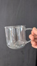 VIVA scandinavia玻璃茶杯耐熱防裂透明彩色玻璃杯高硼硅杯子水杯簡約北歐400ml 透明1只【V82700】 曬單實(shí)拍圖