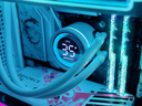 喬思伯 JONSBO TH360一體式水冷散熱器CPU風扇ARGB神光同步電腦360水冷PWM溫控靜音240數(shù)顯帶屏幕 TH240 ARGB 數(shù)顯 白色 曬單實拍圖