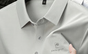 皮爾卡丹（pierre cardin）冰絲無(wú)痕含桑蠶絲短袖t恤男士2025夏季冰感商務(wù)休閑中青年爸爸裝 米杏 2XL 180/92A 曬單實(shí)拍圖