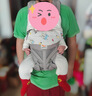 egobaby 腰凳嬰兒背帶輕便四季寶寶外出360全階段前后兩用抱抱托抱娃神器 透氣純棉灰色 曬單實拍圖