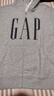 GAP男女裝秋季款印花字母logo抓絨連帽衛(wèi)衣休閑外套660128 曬單實(shí)拍圖