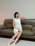 莫代爾背心吊帶睡裙女100%純棉夏季薄款帶胸墊睡衣女2025新款學(xué)生家居女 42M25042 帶胸墊  100%純棉 L 100-120斤 當(dāng)天發(fā),現(xiàn)貨 曬單實(shí)拍圖