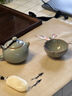 象運(yùn)福天青色汝窯茶壺西施壺開片可養(yǎng)金絲鐵線陶瓷茶器功夫茶具泡茶壺 汝窯西施茶壺 曬單實(shí)拍圖