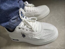 美國馬球協(xié)會(huì )（U.S.POLO ASSN.）保羅男鞋時(shí)尚小白鞋子男士百搭舒適休閑鞋經(jīng)典透氣板鞋 曬單實(shí)拍圖