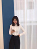 女襯衫職業(yè)正裝工作服抗皺免燙彈力白色長袖工裝商務襯衣LOOG定制 白色方領 38 /XL（110-120斤） 曬單實拍圖