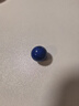 青金石散珠老礦料圓珠子帝王青隔珠手串手鏈diy配珠 直徑約14mm/單顆【圣藍級】 曬單實(shí)拍圖
