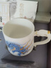 典躍手繪羊脂玉瓷茶杯辦公室老板杯子高檔描金陶瓷茶水分離泡茶杯送禮 大師手繪（龍騰四海) 曬單實拍圖
