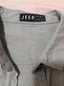 JEEP SPIRIT吉普短袖襯衫男士亞麻襯衣五分袖男裝商務(wù)休閑外套 淺軍綠  XL  曬單實(shí)拍圖