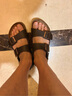 BIRKENSTOCK勃肯德國(guó)進(jìn)口男女款牛皮革舒適軟木Milano系踝涼鞋 男款棕色34101 42 曬單實(shí)拍圖