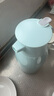 JEKO&JEKO保溫壺家用熱水瓶暖水壺宿舍大容量開水瓶玻璃內膽 1.6L淡藍色 曬單實拍圖