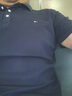 湯米希凱利美國夏季刺繡感短袖T恤男純色商務(wù)休閑透氣男士polo衣衫 藏青(透氣涼感休閑寬松) XL 175 建議135-150斤 曬單實拍圖