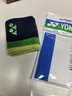 YONEX尤尼克斯護腕運動健身擦汗腕巾羽毛球籃排網(wǎng)球護具AC039藏青2只裝 曬單實拍圖