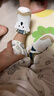 江博士秋季男女童卡通幼兒步前鞋 透氣休閑學(xué)步鞋 可愛(ài)寶寶健康鞋 白/杏/綠 21 腳長(cháng)約12.0-12.6 曬單實(shí)拍圖