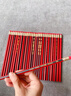 得力鉛筆一年級小學(xué)生練字筆六角筆桿素描繪圖書寫鉛筆涂卡筆考試專用紅黑抽條幼兒園初學(xué)者寫字文具 30支HB【贈橡皮+卷筆刀】 曬單實拍圖
