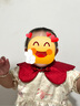 G.DUCKKIDS小黃鴨周歲禮服女寶寶夏裝嬰兒包屁衣夏季新生兒衣服抓周百天滿(mǎn)月 紅色 90cm XL 建議1~2歲 曬單實(shí)拍圖