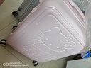 銀座Hello Kitty 正版聯(lián)名行李箱高顏值輕便旅行箱萬向輪拉桿箱 24英寸拉鏈 曬單實拍圖