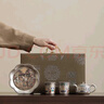 阿貍的愛敦煌鎏銀茶具套裝伴手禮品新婚喬遷生日禮物男士教師節(jié)禮物女老師 鎏銀茶壺套裝高檔禮盒陳德生作品 送爸爸父親老外同事退休紀(jì)念品 曬單實拍圖