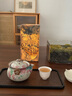 逸品春秋豬油凍汝窯小花園手抓壺家用防燙手泡茶碗高檔陶瓷功夫茶具泡茶器 仿宋汝窯【小花園】豬油凍手抓壺 曬單實(shí)拍圖