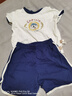 戴維貝拉五分褲套裝夏裝男童中大童抗菌涼感防曬運動(dòng)薄兩件套 曬單實(shí)拍圖