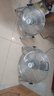 皓彩（haoluck） 工業(yè)風(fēng)扇趴地扇家用強力電風(fēng)扇落地扇大功率工廠車間工地商用臺式坐地爬地扇大風(fēng)風(fēng)扇落地電風(fēng)扇 銀色16寸四檔風(fēng)力 銅線電機 鋁葉 2.5米電源線 曬單實拍圖